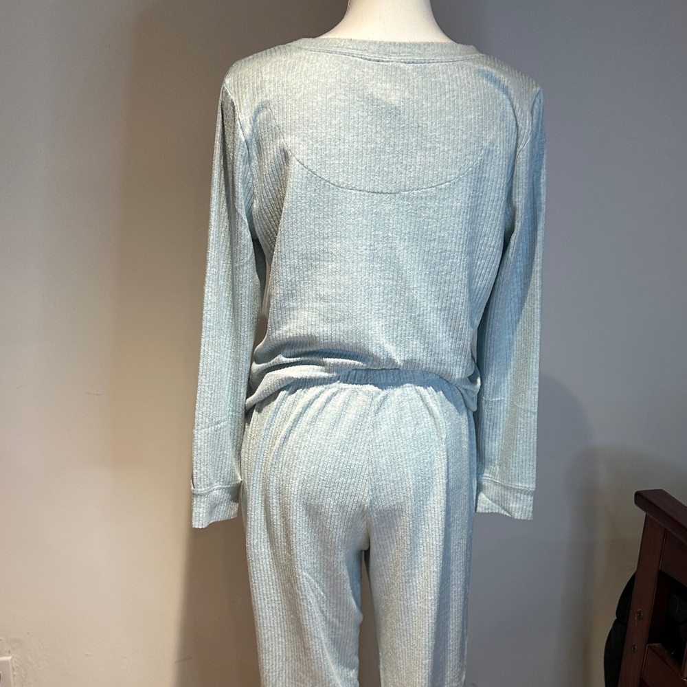 Laura Ashley Soft Blue Pajama Set - Picture 5 of 5